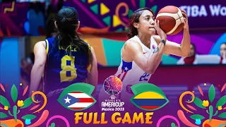 Puerto Rico v Colombia | Full Basketball Game | FIBA Women's AmeriCup 2023