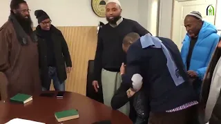 Norwegian Man Breaks Down after Accepting Islam Ma Sha Allah #shorts #mosque #shahadah