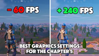 Les MEILLEURS PARAMÈTRES sur FORTNITECHAPITRE 5 (Fps, mouvements, couleurs...)