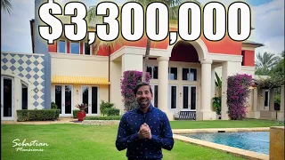 TOUR a MANSION de $3,300,000 de DOLARES. INSPIRADA en una VILLA TOSCANA y con FANTASTICO EXTERIOR