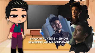 Shadowhunters + Simon reagindo a magnus bane #aleclightwood #izzylightwood #simon #jace #claryfray