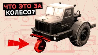 Зачем это странное переднее колесо? История создания первого советского одноосного тягача МАЗ-529