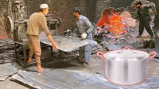 Amazing Aluminum Recycling process | manufacturing process of aluminum cooking pots