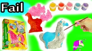 Big Fail - Make Your Own Mold + Paint Fantasy Horses Glitter & Hair Do It Yourself Craft Video