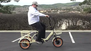 Electric Folding Trike You Must See! - A Foldable E Trike for Adults That You Can Easily Transport