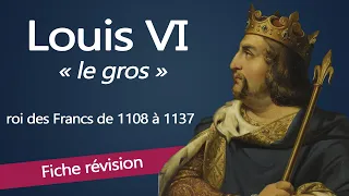 Fiche révision : Louis VI le Gros - roi des francs