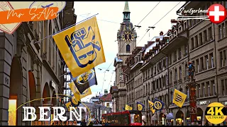 🇨🇭[4K] walking in Bern capital of Switzerland 2023🇨🇭