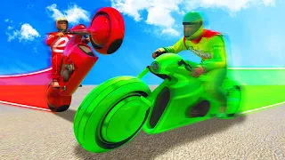 350MPH TRON SMASH KILLS! (GTA 5 Funny Moments)