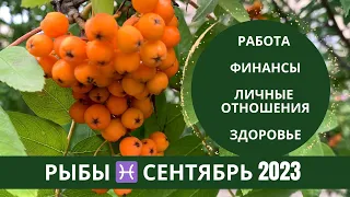 Рыбы ♓️ сентябрь 2023 🍂самый душевный месяц года 🍀