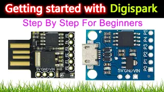 Getting Started With Digispark Kickstarter ATTINY85 || Attiny85-20SU Development Board Micro USB