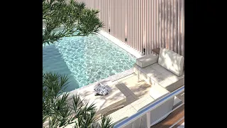 Photorealistic Water Material with Caustics using 3ds Max  + V-Ray