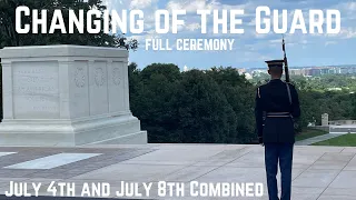 Changing of the Guard at the Tomb of the Unknown Soldier (FULL CEREMONY)