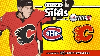 NHL 16 - Canadiens vs Flames (Hockey Sims)