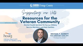 Knowledge Forum: Supporting our Veteran Community with Michael Barrett First Sergeant USMC Ret.