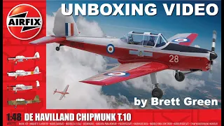 Airfix 1/48 Chipmunk T.10 Unboxing Video by Brett Green