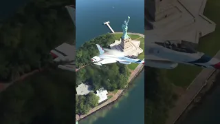 Lady Liberty Has A Crush On The F-16 Thunderbird After This!