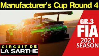 GT Sport: FIA Manufacturer's Cup Spring/Summer Season 2021: ROUND 4 at LeMans