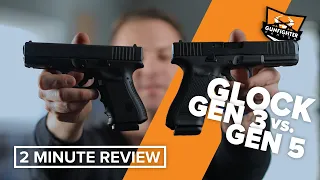 Glock Gen 3 vs Gen 5 - Glock Generations Explained in 2 Minutes!