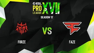 forZe vs FaZe | Map 3 Mirage | ESL Pro League Season 17