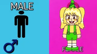 Poppy Playtime Gender Swap Edit | Huggy Wuggy Gender #2