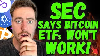 SEC Says The Spot Bitcoin ETFs Are INADEQUATE! Bitcoin FALLS!