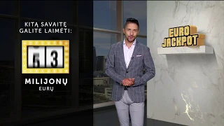 Eurojackpot 284 tiražas (2018 07 07)