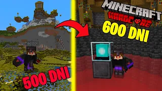 Przeżyłem 600 DNI na Minecraft Hardcore!