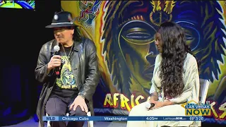 Catching up with the legendary Carlos Santana