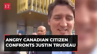 Justin Trudeau confronted by angry Canadian citizen: 'I am not shaking your hand...'