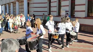 Ансамбль барабанщиков "Little Drum Show" в ночь музеев-2024