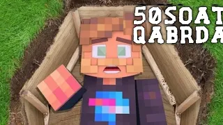 50SOAT QABRDA YASHADIM // UZBEK TILIDA #minecraft