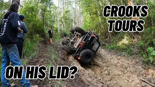 PATROLS Vs LANDCRUISERS. Who ends up on their lid first!? +BROKEN Cv's & MASHED Panels! |4WD|TREPS|