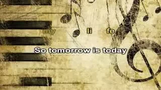 Billy Joel - Tomorrow is today - Karaoke version