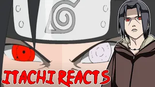 Itachi Reacts To If Sasuke vs Neji | chunin exams | animation