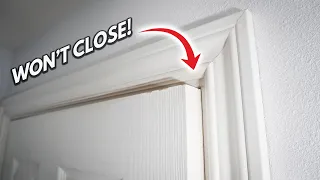 How To Fix A Sagging And Rubbing Door That Won't Close! 5 Tips & Tricks That Works! DIY Tutorial!