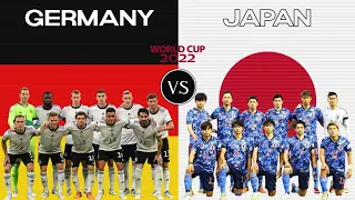 Germany vs Japan 2022 | japan vs  germany highlights | germany vs japan fifa 2022 | germany vs japan