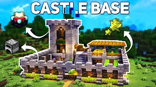 Minecraft: Castle Survival Base Tutorial (how to build)