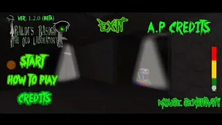 Baldi Basic The Old Laboratory Remake 1.2.0 Beta ALL WRONG ANSWER (GOOD ENDING)