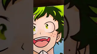 izuku midoriya (deku) painting from my hero academia #myheroacademia #anime  #youtubeshorts #shorts