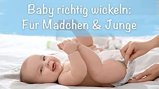 Baby richtig wickeln: Schritt für Schritt erklärt von Hebamme Laura