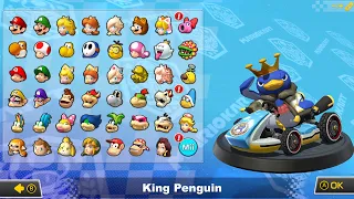 What if you play King Penguin in Mario Kart 8 Deluxe (DLC Courses) 4K