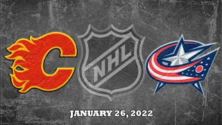 NHL Flames vs Blue Jackets | Jan.26, 2022