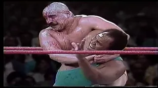 Iron Sheik vs  Carlos Colon 80s