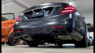 2020 Mercedes-Benz S63 AMG Cold Start Up and Exhaust Note