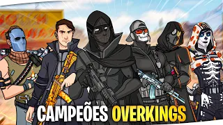 CAMPEÕES DA LIGA OVERKINGS! - COD MOBILE | BATTLE ROYALE