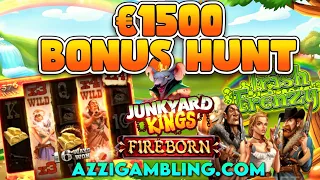 €1500 BONUS HUNT!! 👑👑 STRIKES AGAIN!!🥱😎🎰