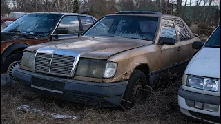 Starting Mercedes-Benz w124 300D After 12 Years + Test Drive