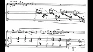 Eugene Bozza - Ballade for Trombone and Piano (1944) [Score-Video]