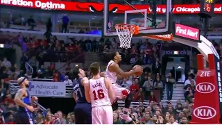 Derrick Rose - Fantastic Finisher (Aerial Acrobatics) 15/16