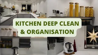 Kitchen speed deep clean and organisation - #cleanwithme #refill #cleaningmotivation #homecleaning